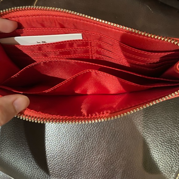 COACH Ocelot Cheetah Canvas Convertible Zippy Wallet - Picture 3 of 3